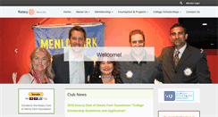 Desktop Screenshot of menloparkrotary.org